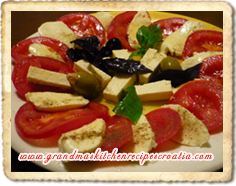 Hot Tomato And Mozzarella Salad