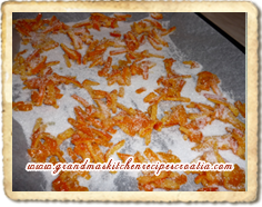 candied mandarine peel