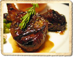 Redcurrant Glazed Lamb Cutlets