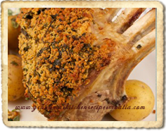Oatmeal And Herb Rack Of Lamb